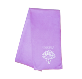 Big size violet microfiber towel