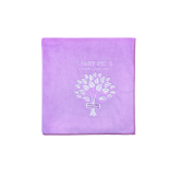 Big size violet microfiber towel