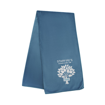 Big size marine blue towel