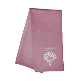 Big size ashen pink microfiber towel